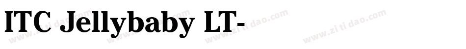 ITC Jellybaby LT字体转换